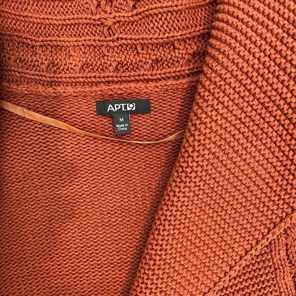Burnt Orange Cropped cocoon sweater - Picture 5 of 7